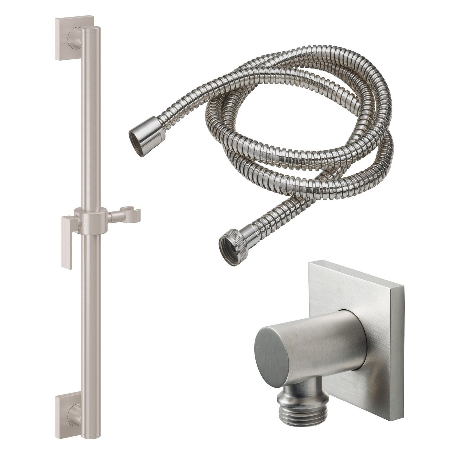 24" Grab Bar Handshower Kit - Lever Handle with Square Base by California Faucets