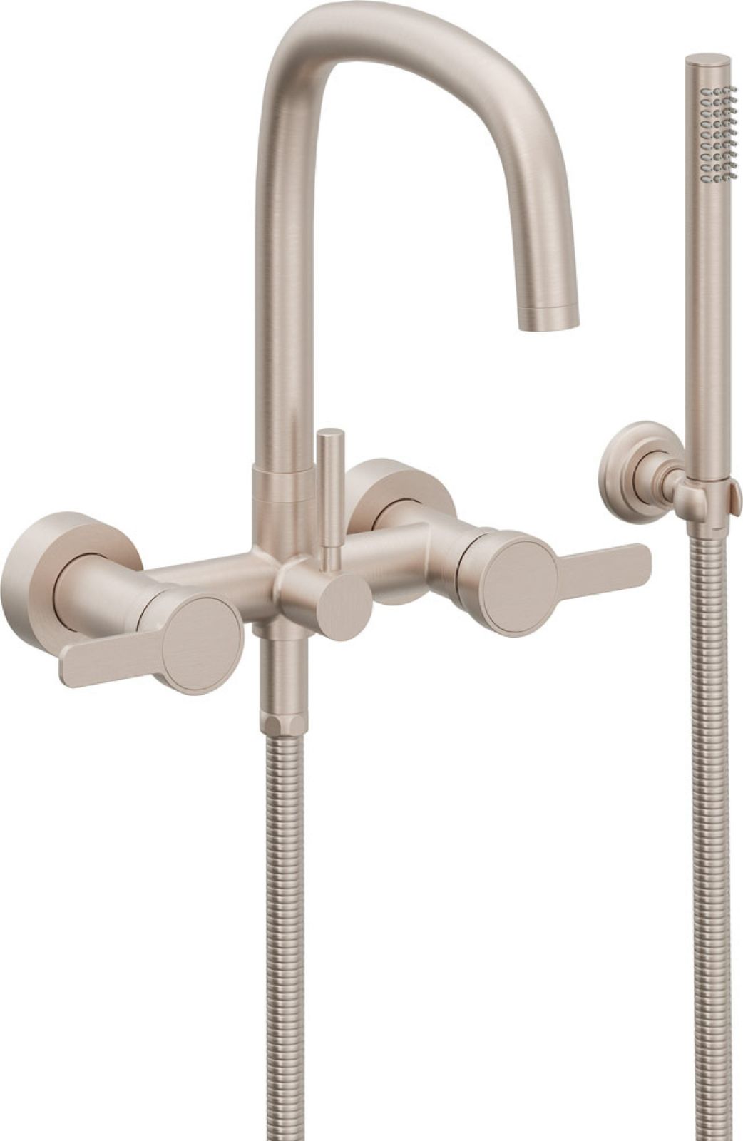 Contemporary Wall Mount Tub Filler - 0806-XX.FR by California Faucets