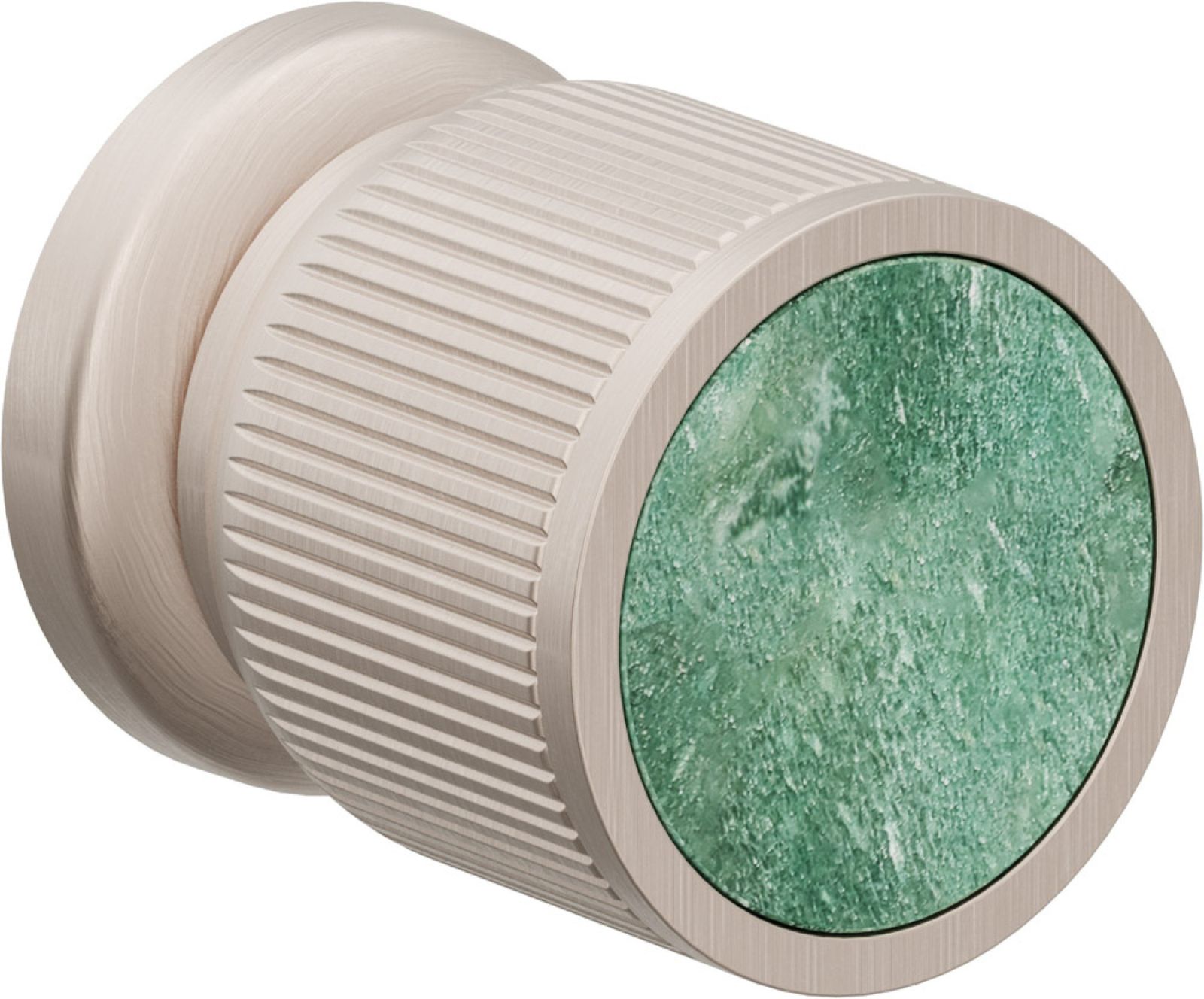 Wall or Deck Handle Trim Only, with Green Aventurine Gemstone Handle Cap by California Faucets