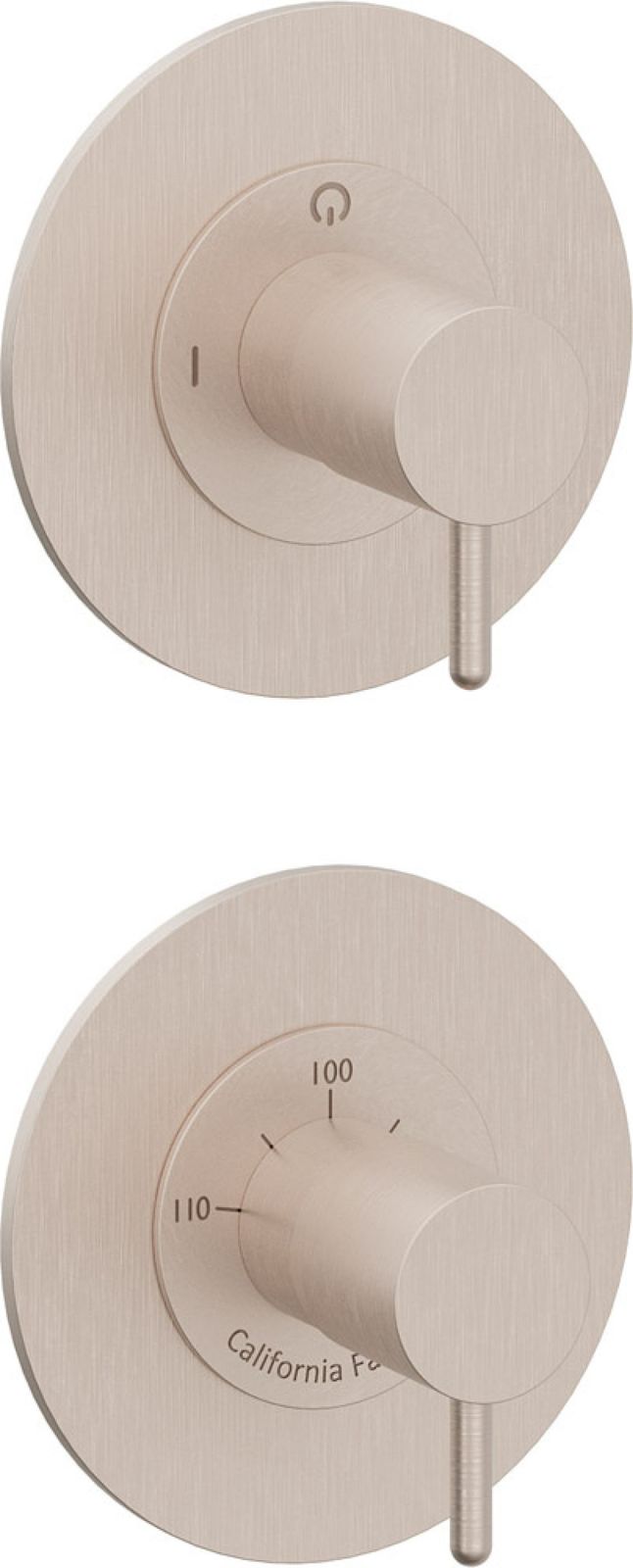 StyleTherm Vista Trim Only with 2-Outlet Control, Installs Vertical or Horizontal by California Faucets