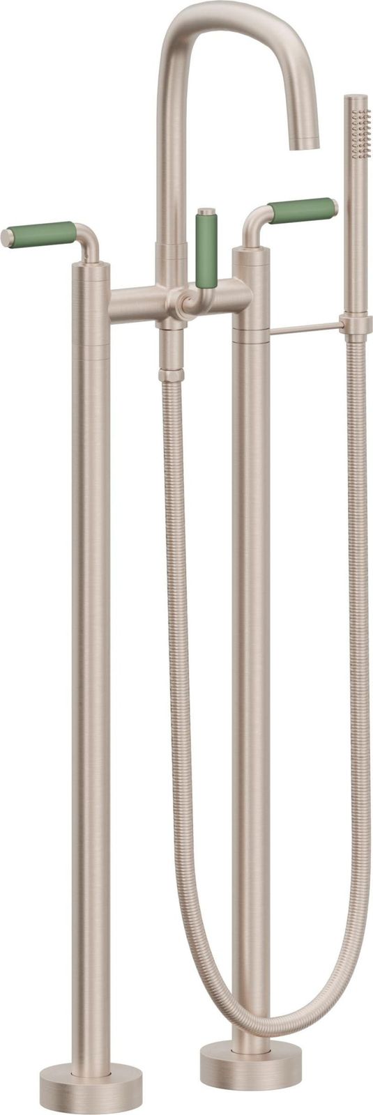 Contemporary Floor Mount Tub Filler - 0803-XX.FR by California Faucets