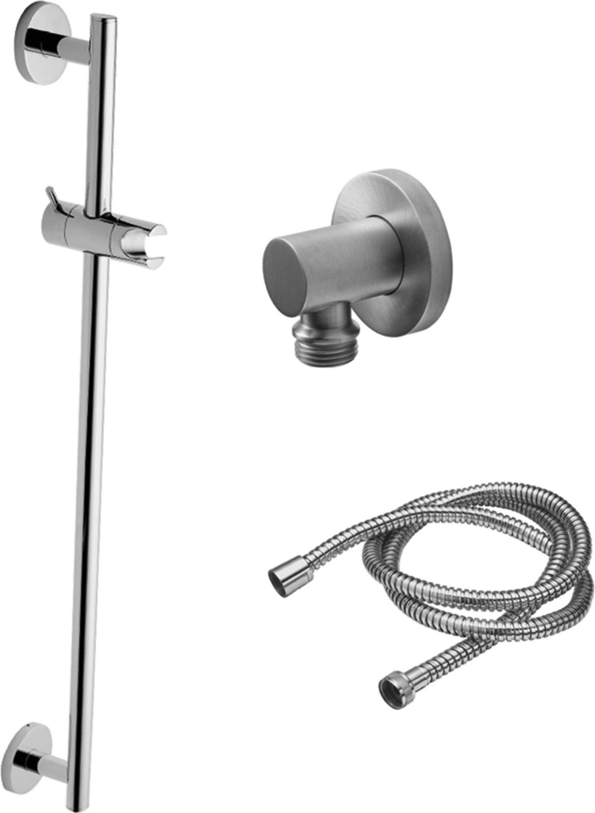 Slide Bar Handshower Kit - Cylinder Handle with Round Base by California Faucets