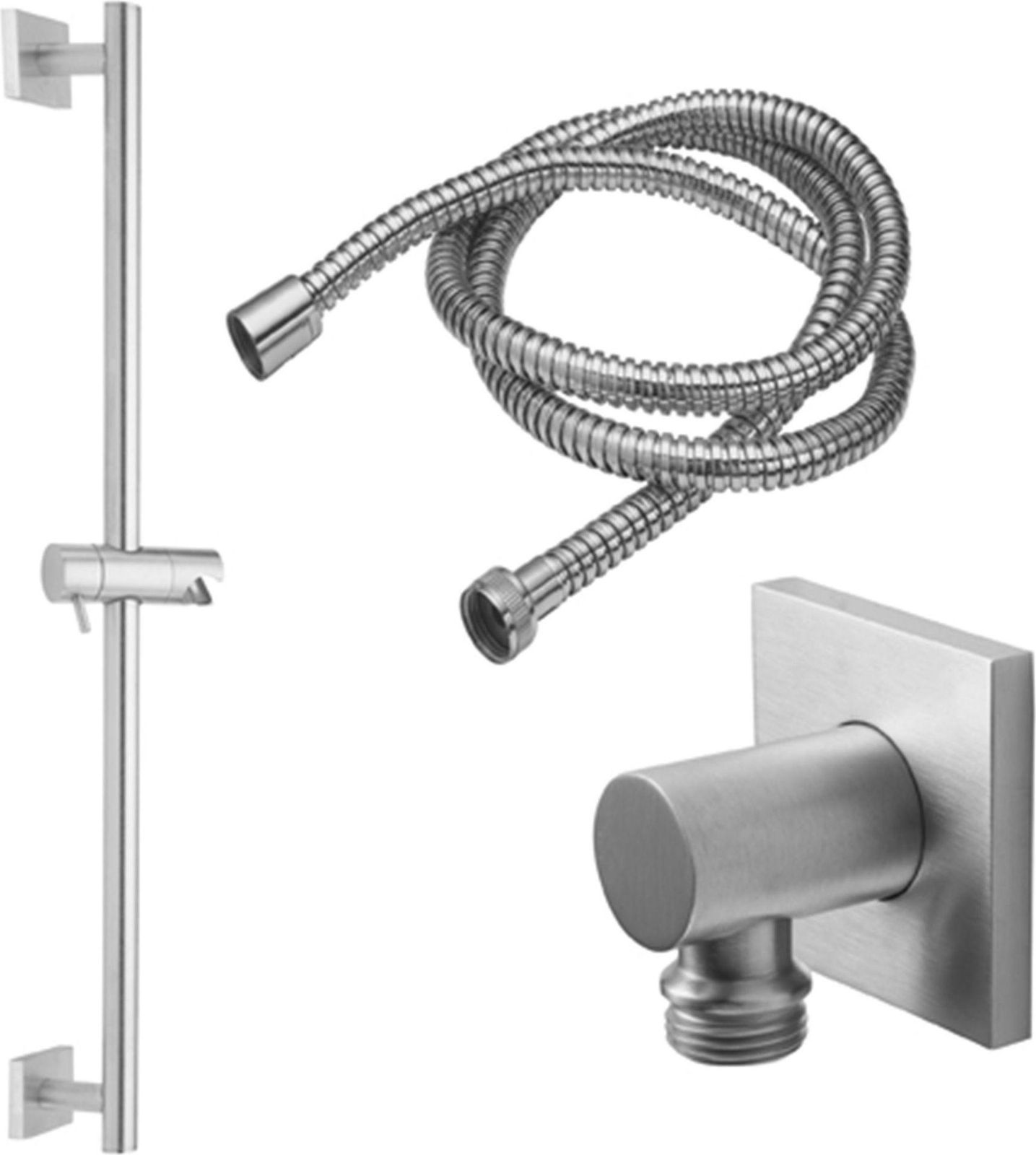 Slide Bar Handshower Kit - Cylinder Handle with Square Base by California Faucets