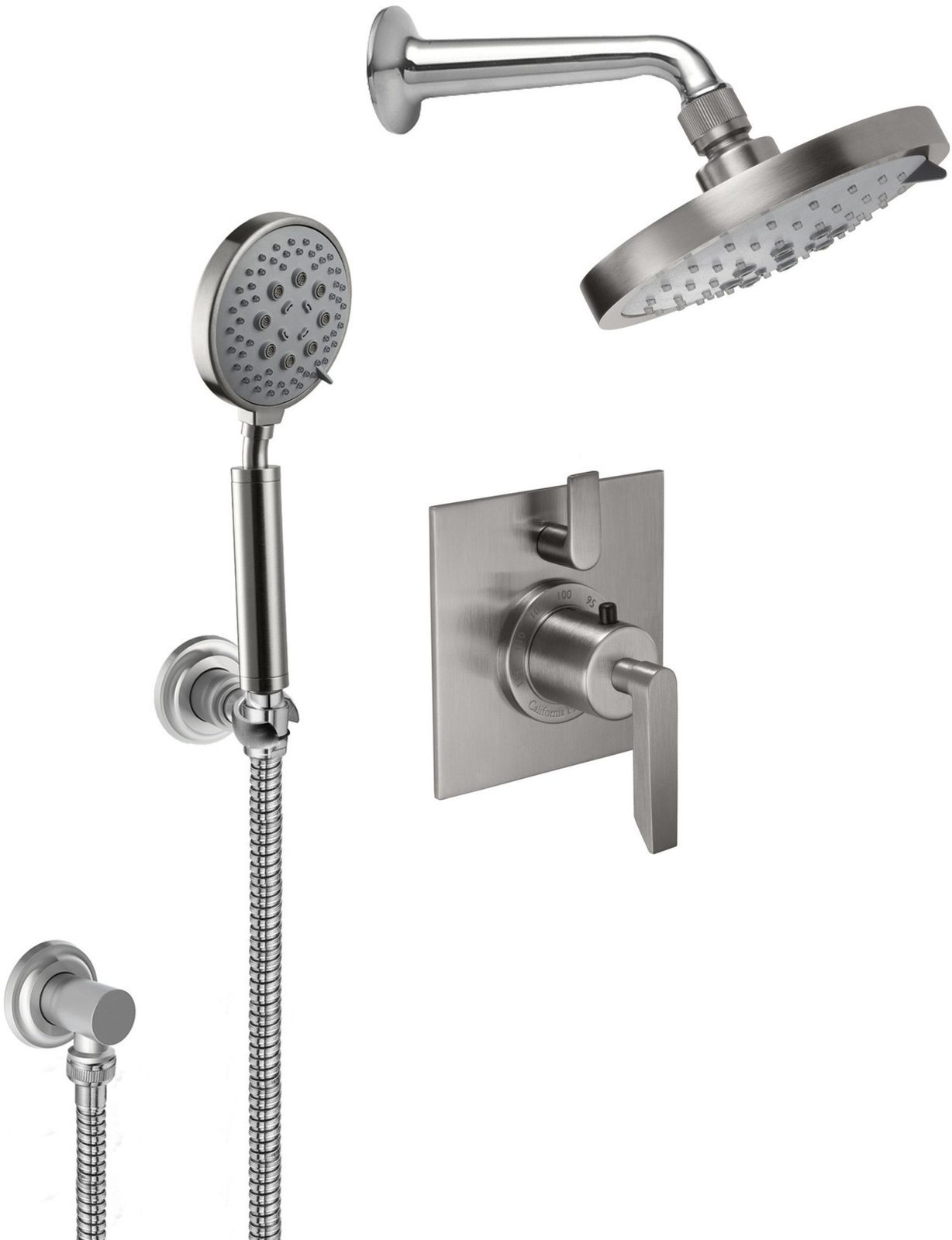 Styletherm 1/2" Thermostatic Shower System - KT02-45.FR by California Faucets