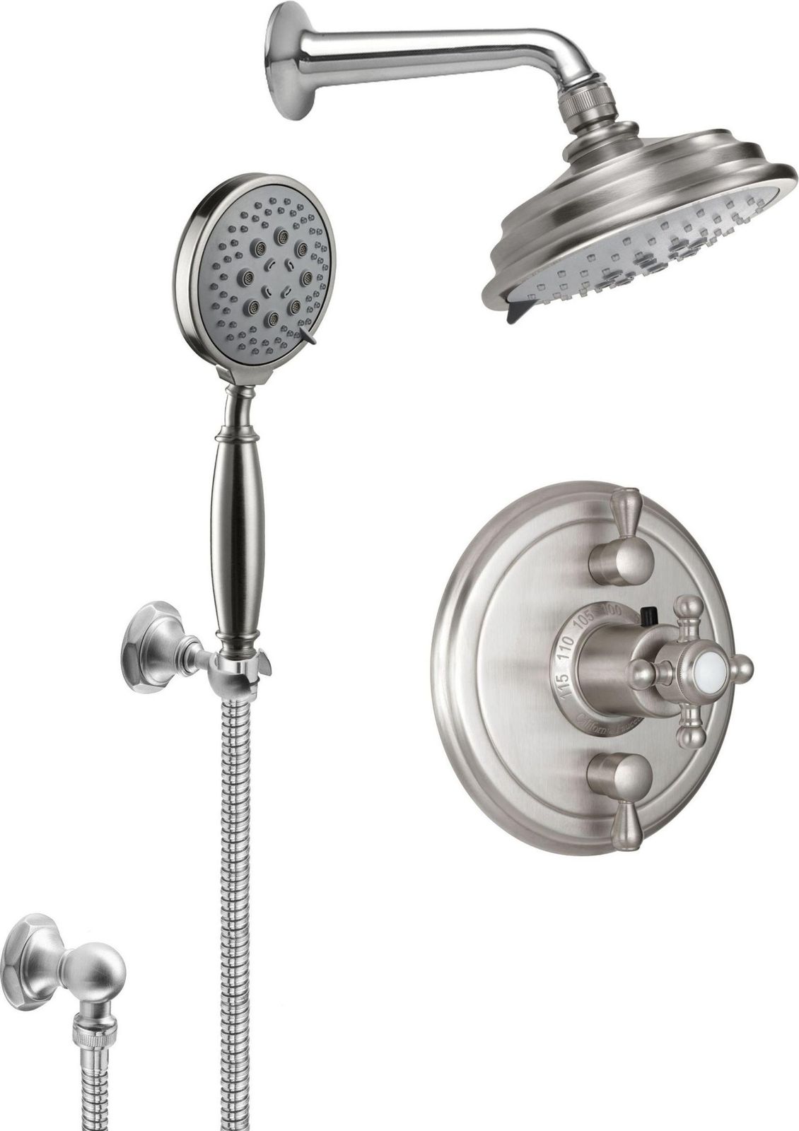 Styletherm 1/2" Thermostatic Shower System - KT12-47.FR by California Faucets