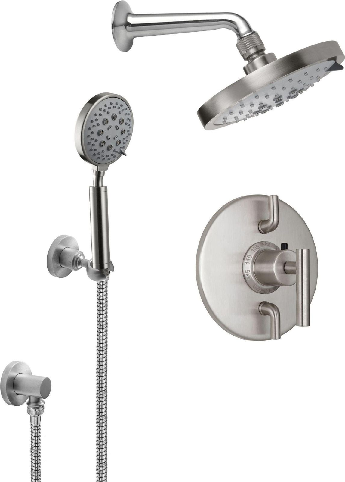 Styletherm 1/2" Thermostatic Shower System - KT12-66.FR by California Faucets