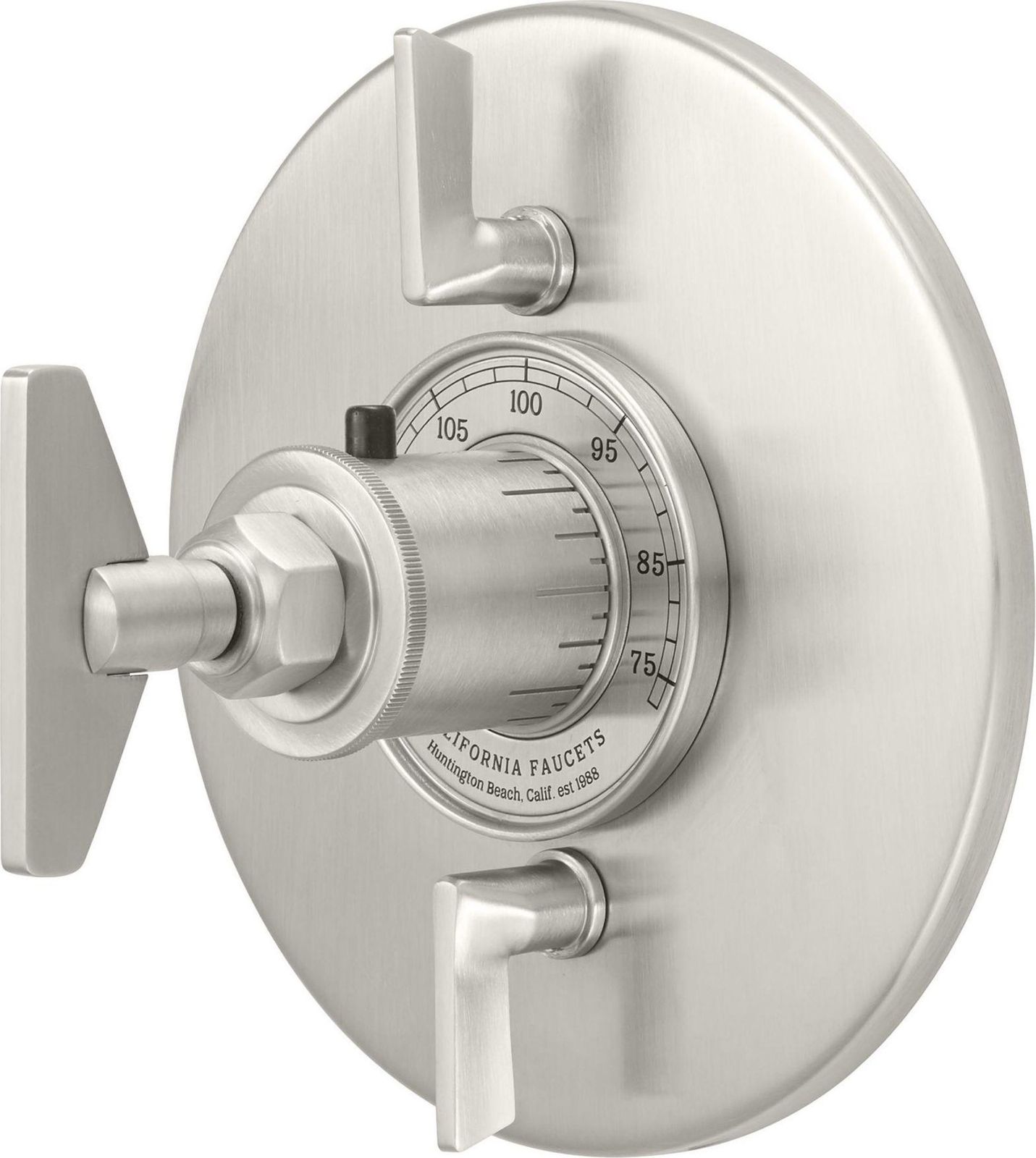 StyleTherm® Round with Dual Volume Control - Blade Handle by California Faucets