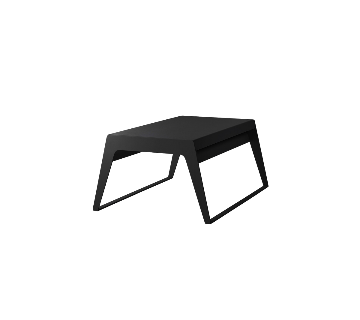 Chill-out coffee table, single, dual heights by Cane-line