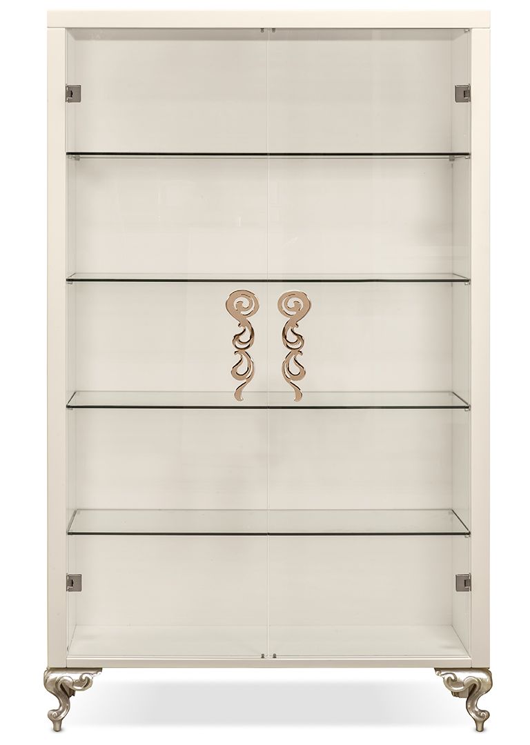 George glass cupboard by Cantori