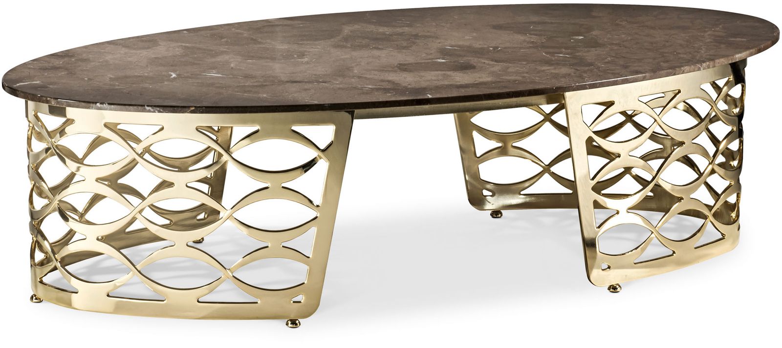 Isidoro oval coffee table by Cantori
