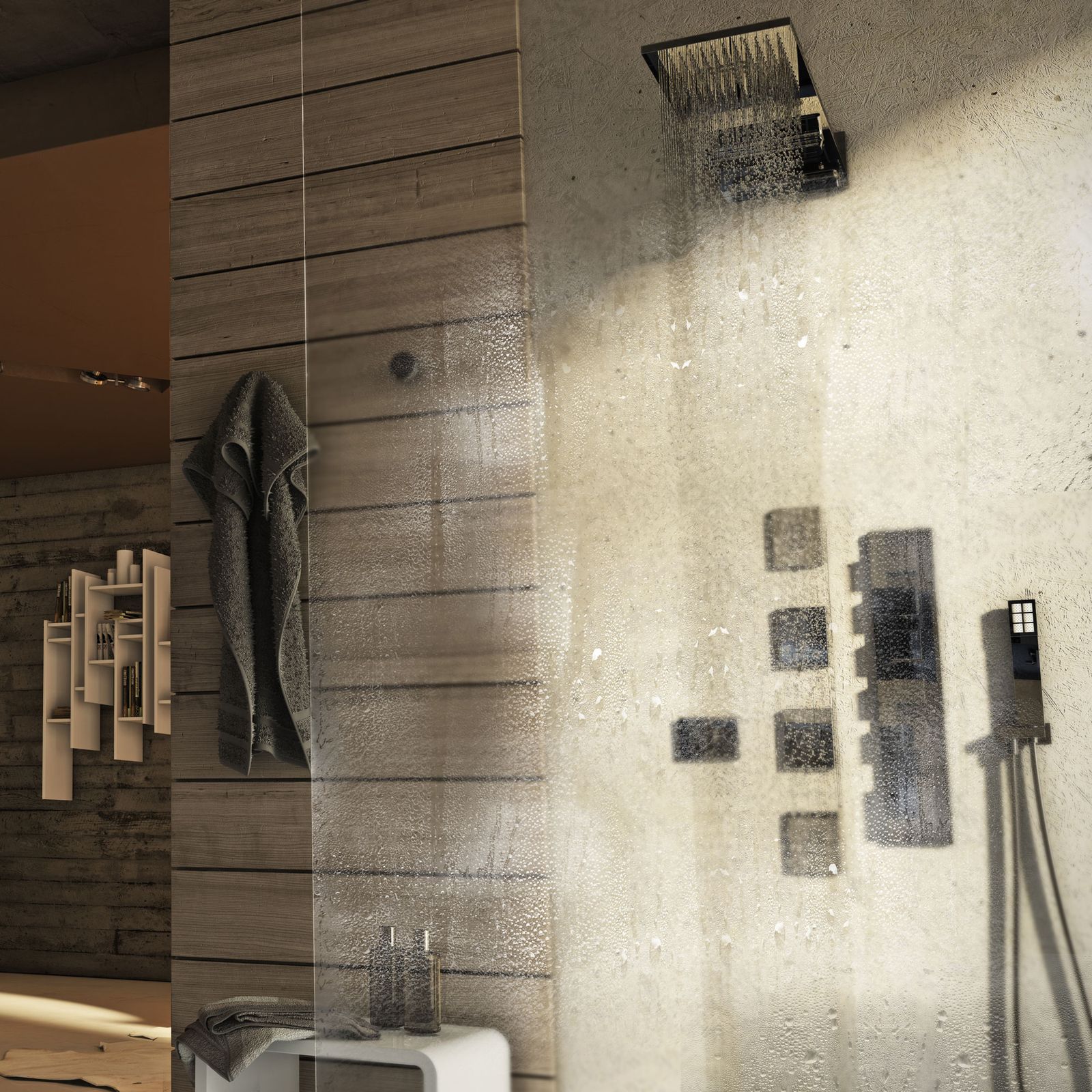 DUPLEX NAVIS - Wall-mounted stainless steel handshower for shower by Carimali