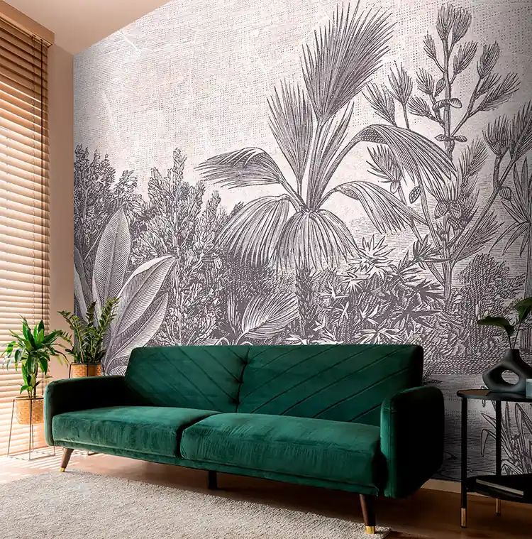 Wallpaper Indian forest by Carta da Parati Artistica