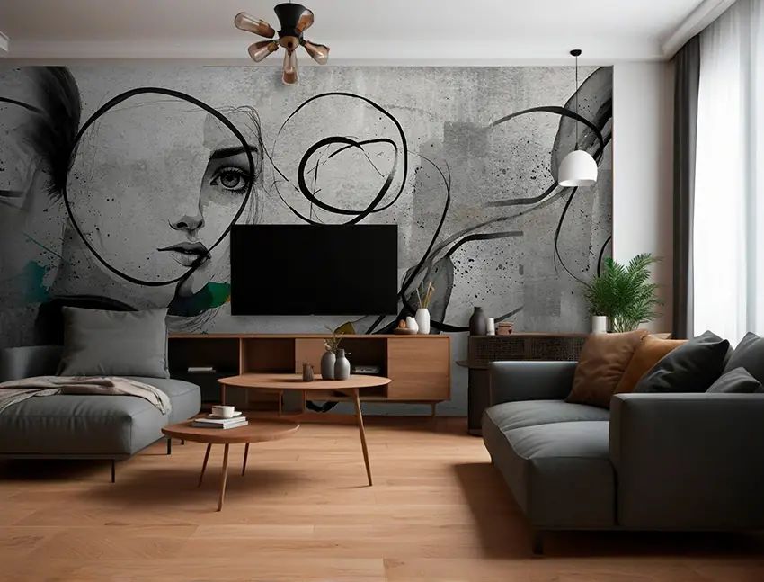 Wallpaper Venere astratta by Carta da Parati Artistica