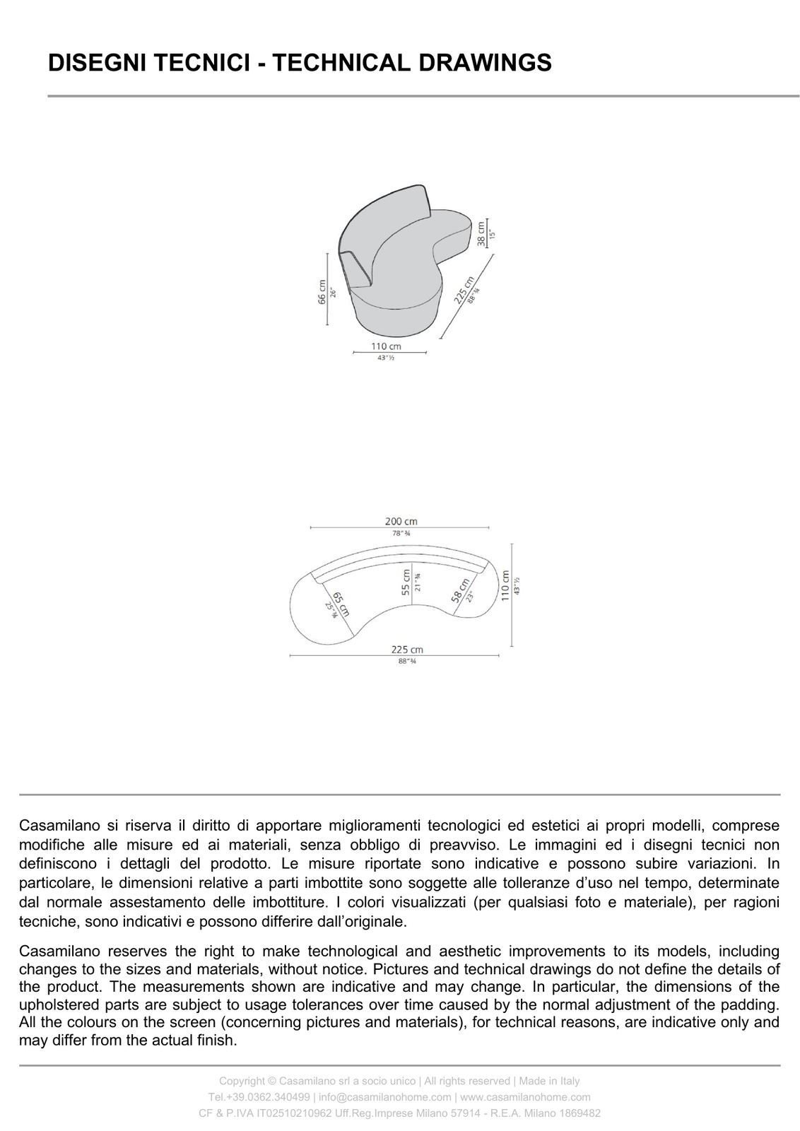 Curvy mono dimensions