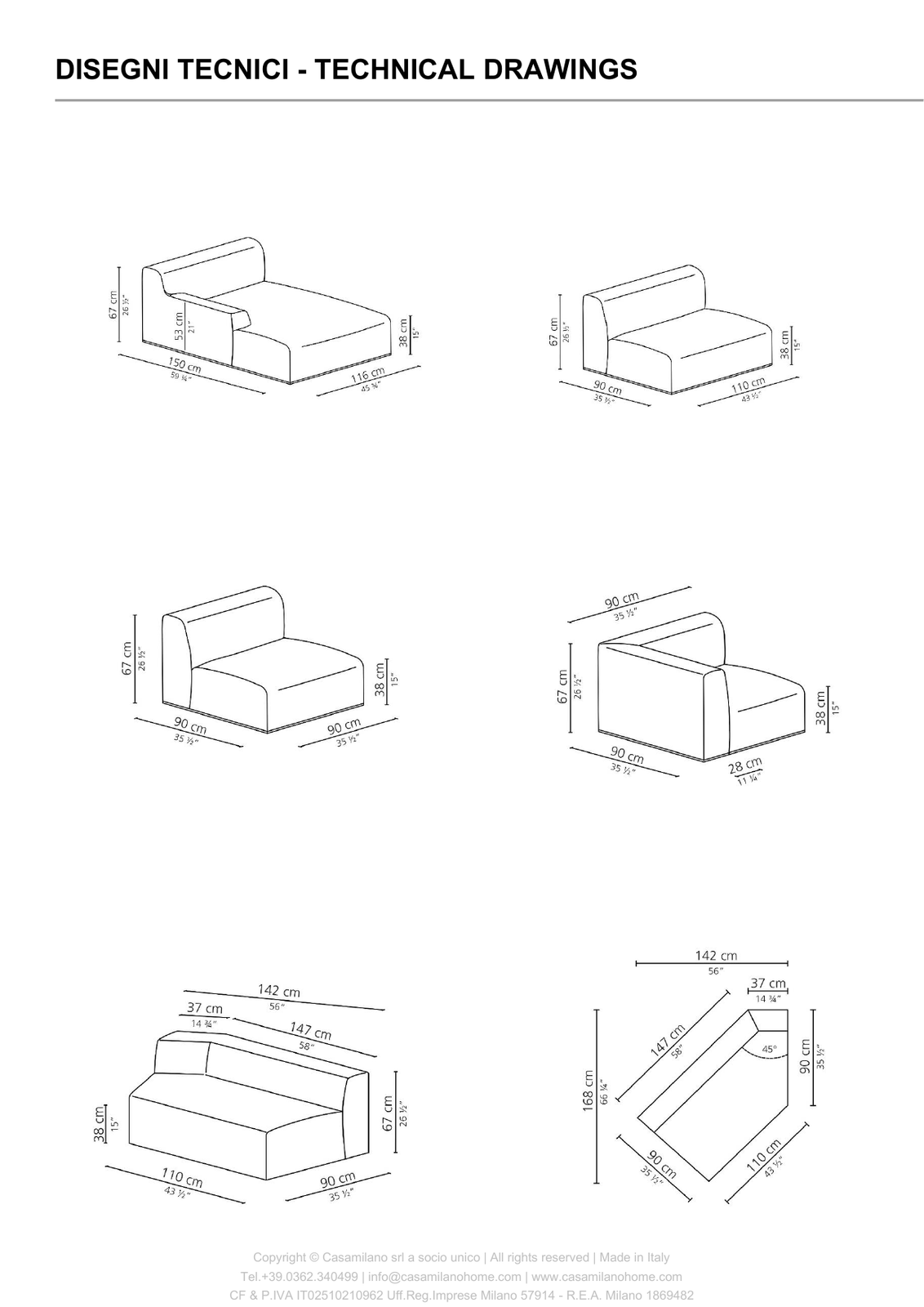 City dimensions