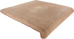 12x12 Unsealed Stair Tread - Spanish Mission Red Floor Tile by Casatile