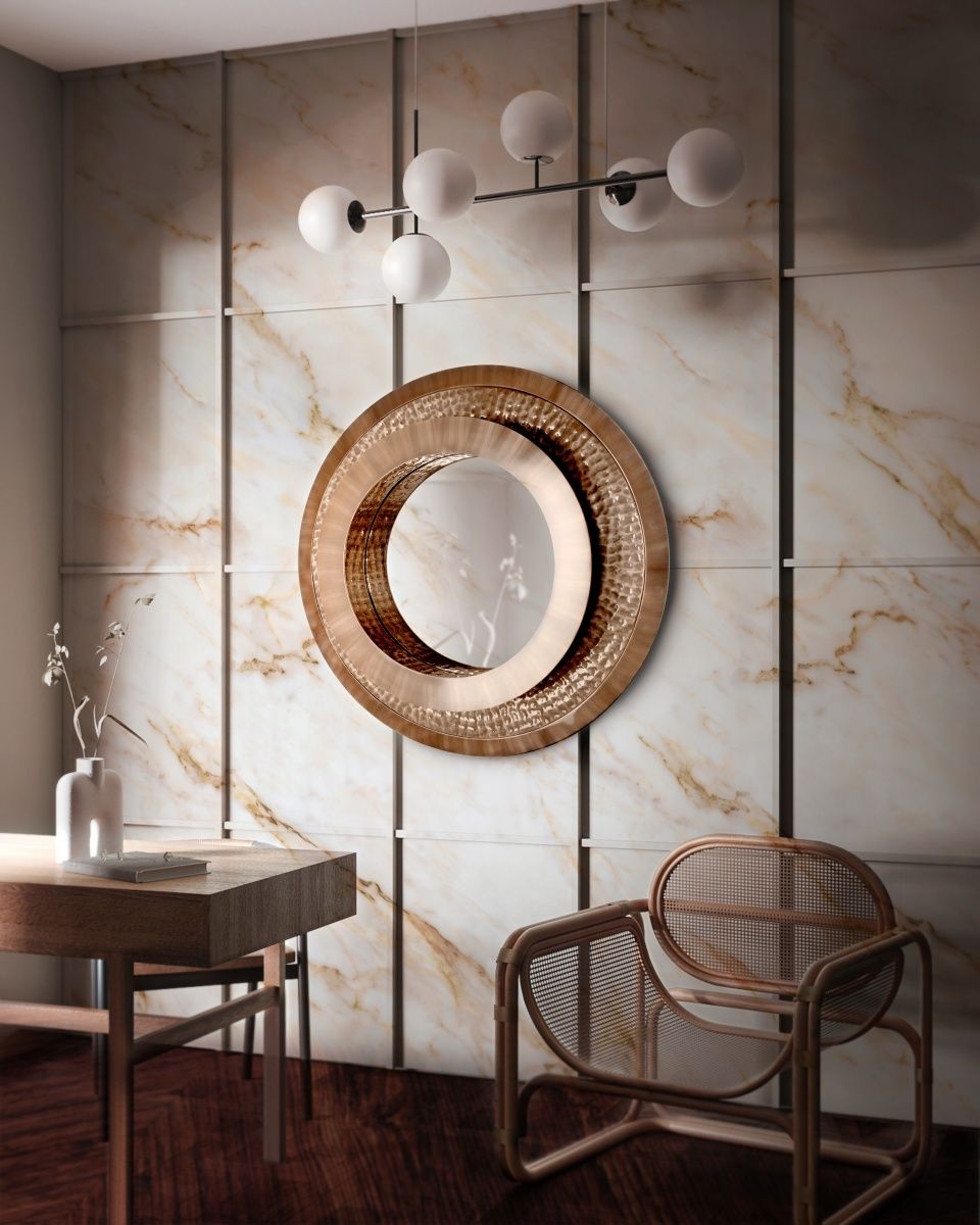 Golden Eye Mirror by Castro Lighting