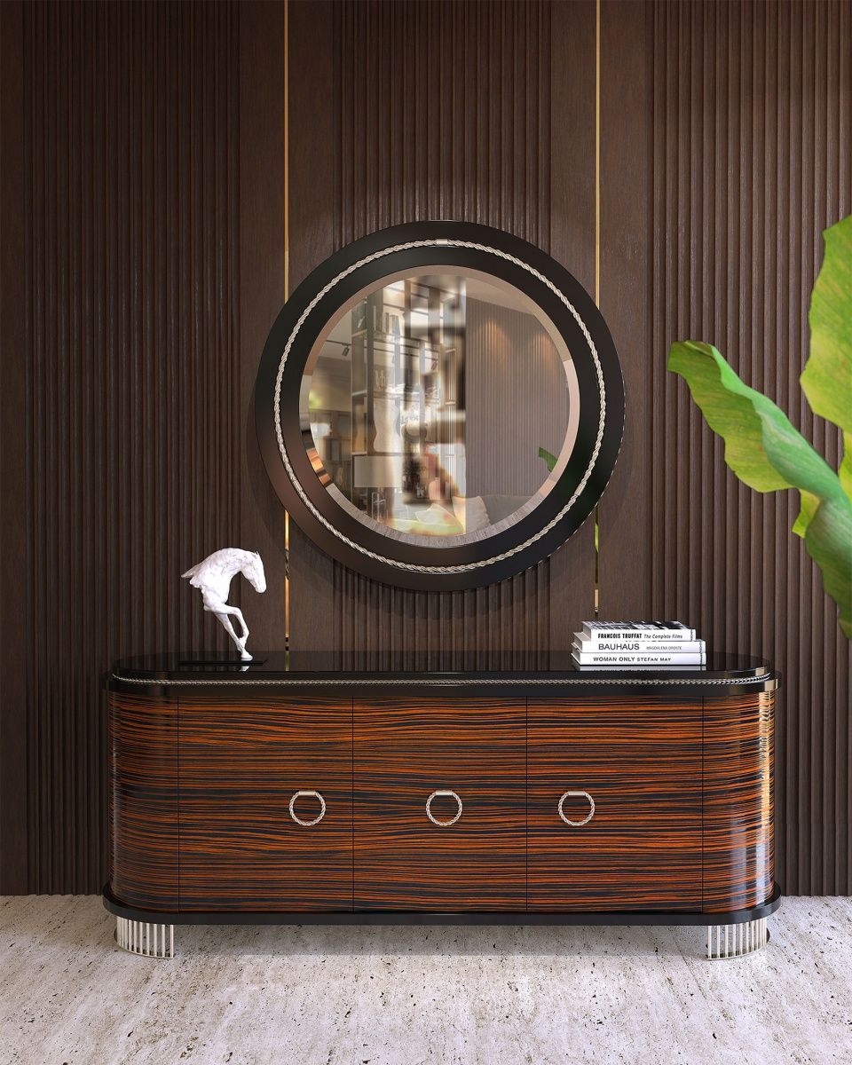 Nautilus Mirror by Castro Lighting
