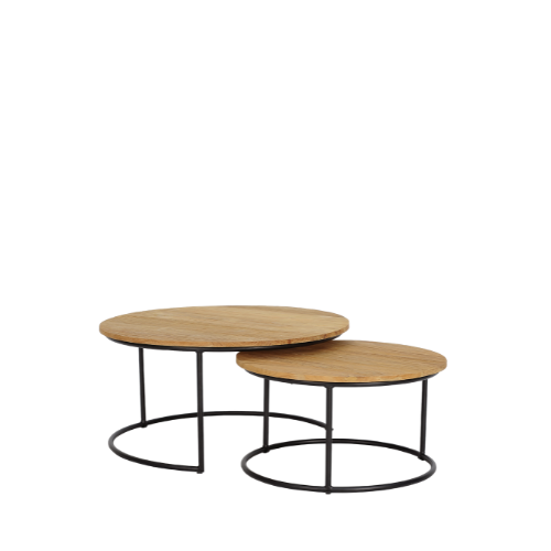 Round Coffee Table Set Of 2 by CBdesign
