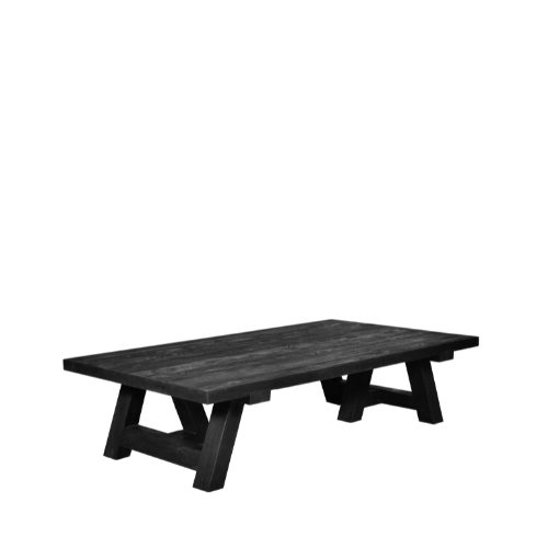 Siena Coffee Table Black Woka 140 by CBdesign