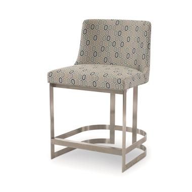 Copenhagen Stainless Counter Stool by Century Furniture