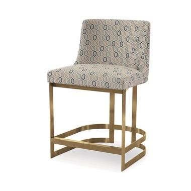 Copenhagen Brass Counter Stool by Century Furniture