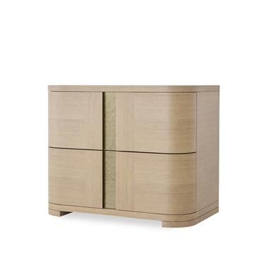 Carino Two Drawer Nightstand - Sand Cerused by Century Furniture