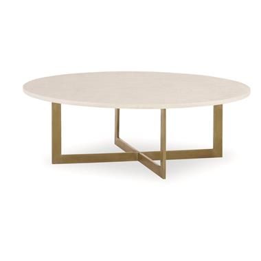 Small Nest Cocktail Table With Stone Top by Century Furniture