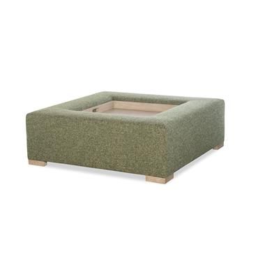 Rockford 48" Square Ottoman with Tray by Century Furniture