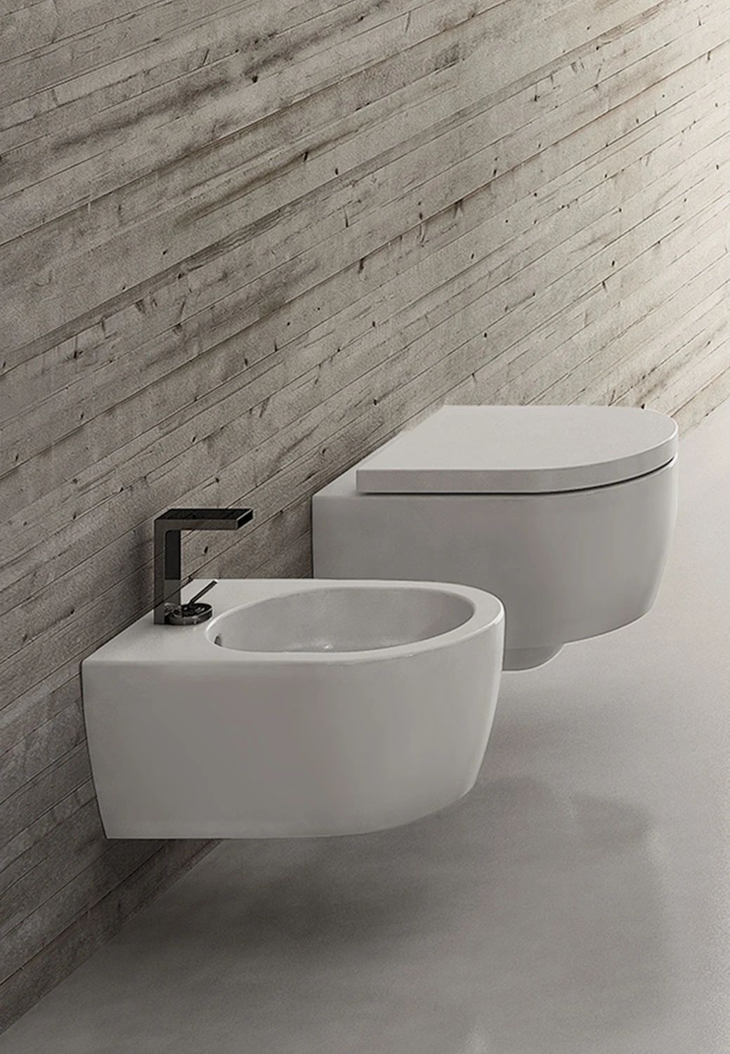MINI wall-hung wc - rimless by Ceramica Cielo