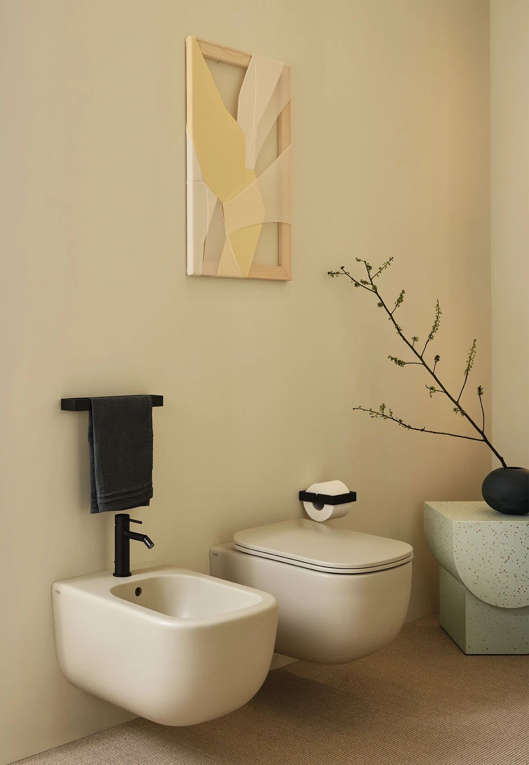 Wall-hung wc - rimless by Ceramica Cielo