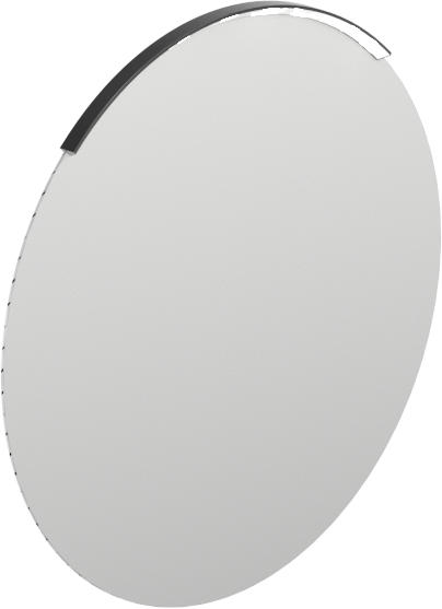 Specchiera con lampada LUNA by Ceramica Globo