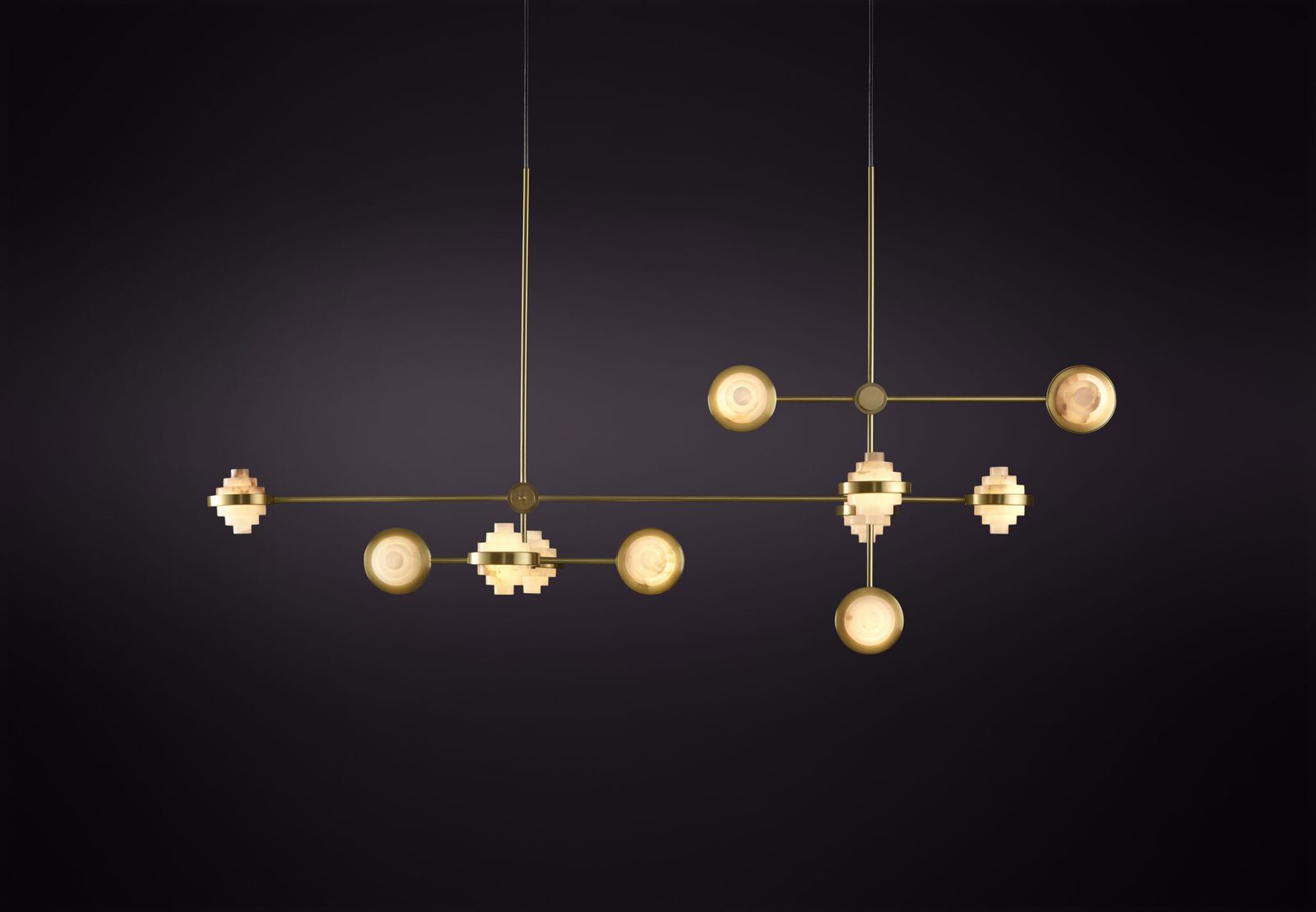 IRIS COMPLEX ARRAY Pendant Light by Christopher Boots