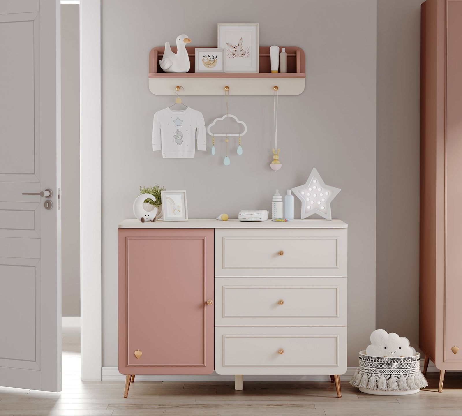 Baby Elegance Hanger Shelf by Cilek