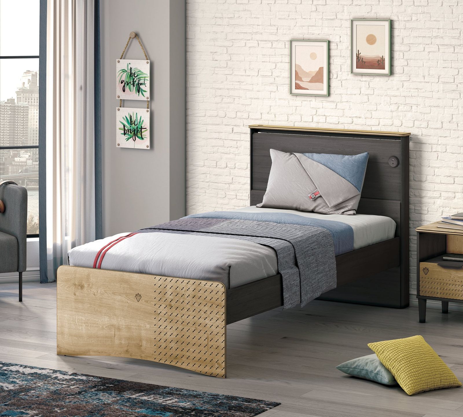 Black Bed by Cilek