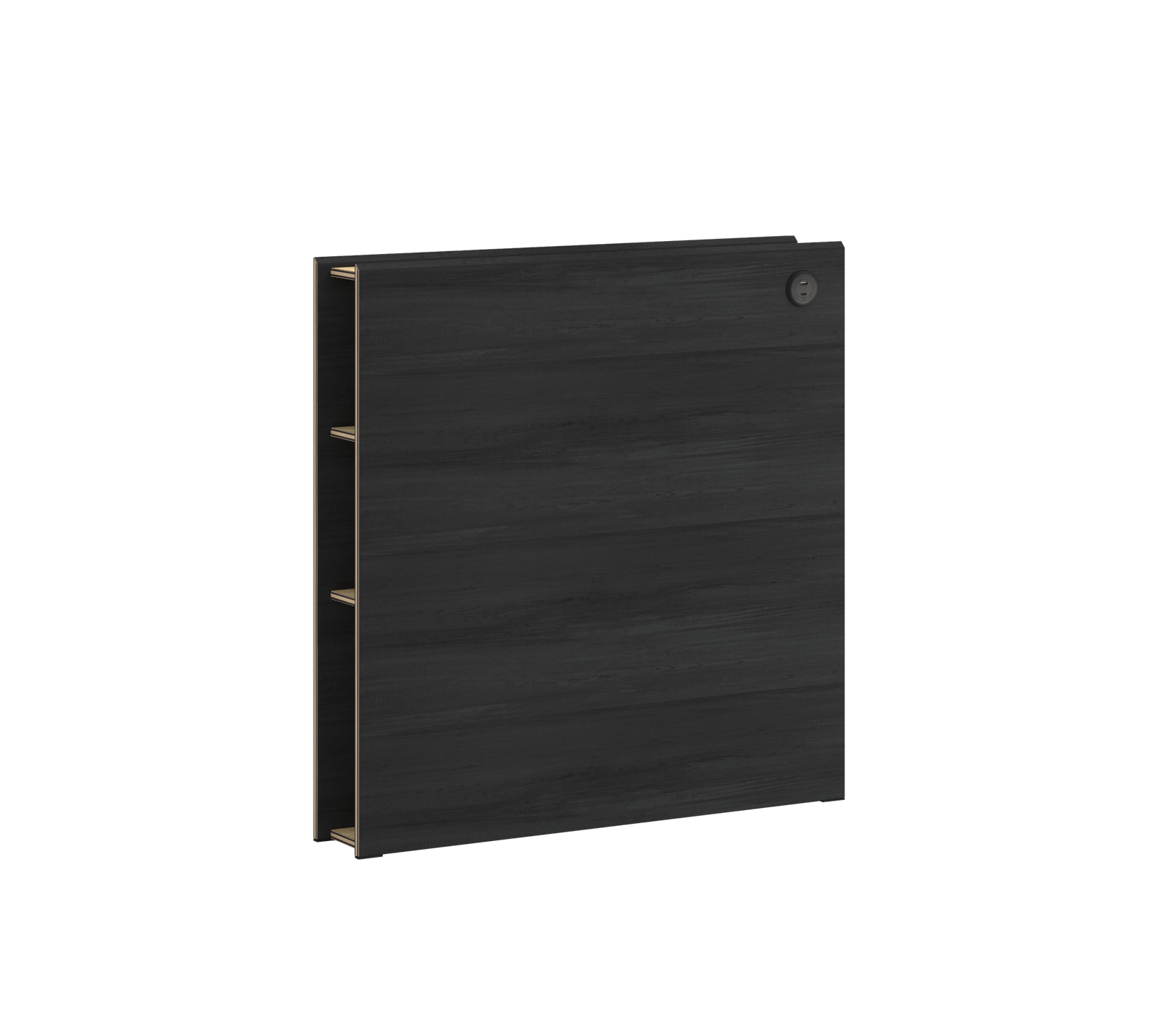Black Bookshelf Headboard (100 cm) by Cilek
