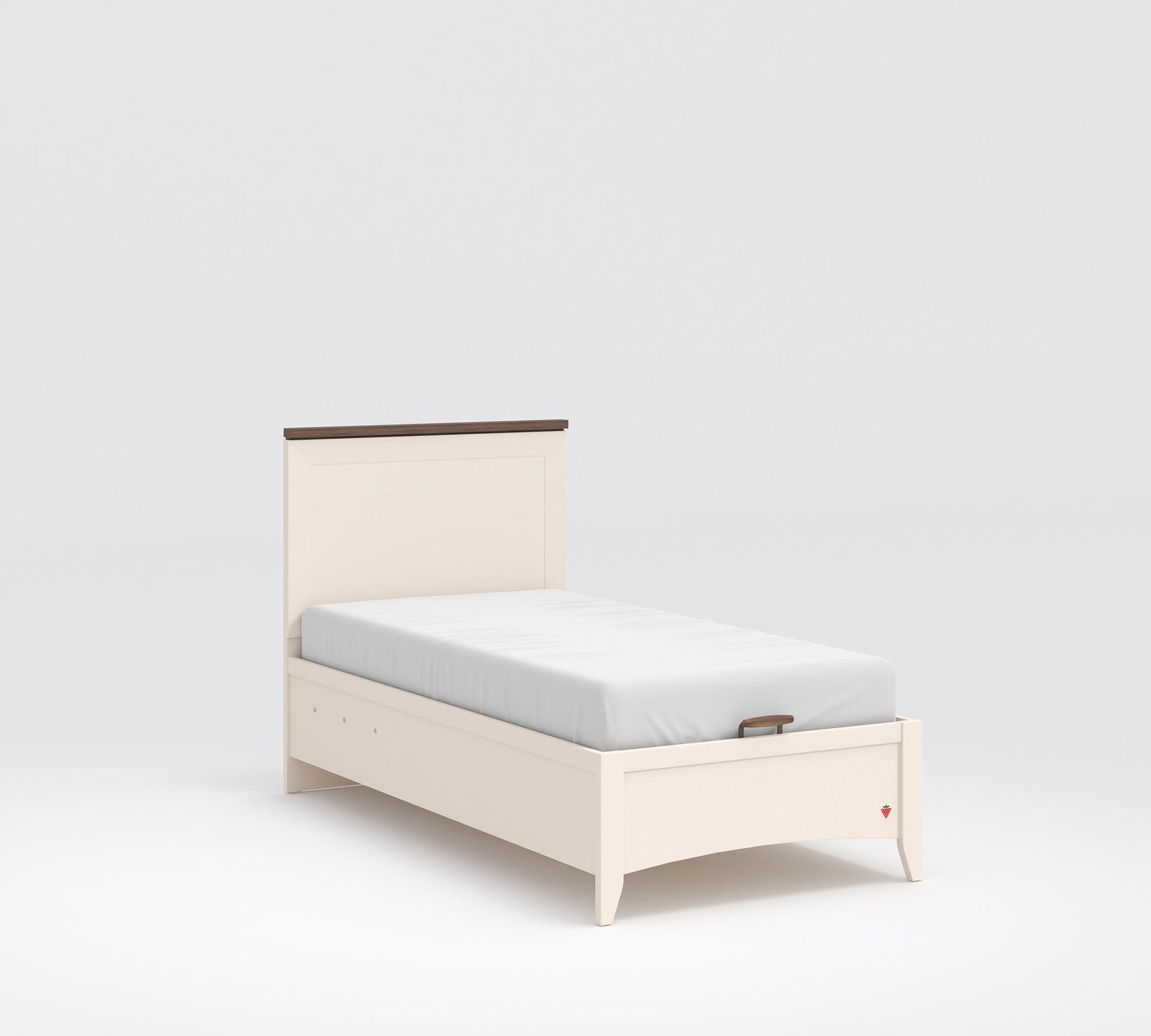 Lapel Headless Bed With Base (100x200 cm) by Cilek