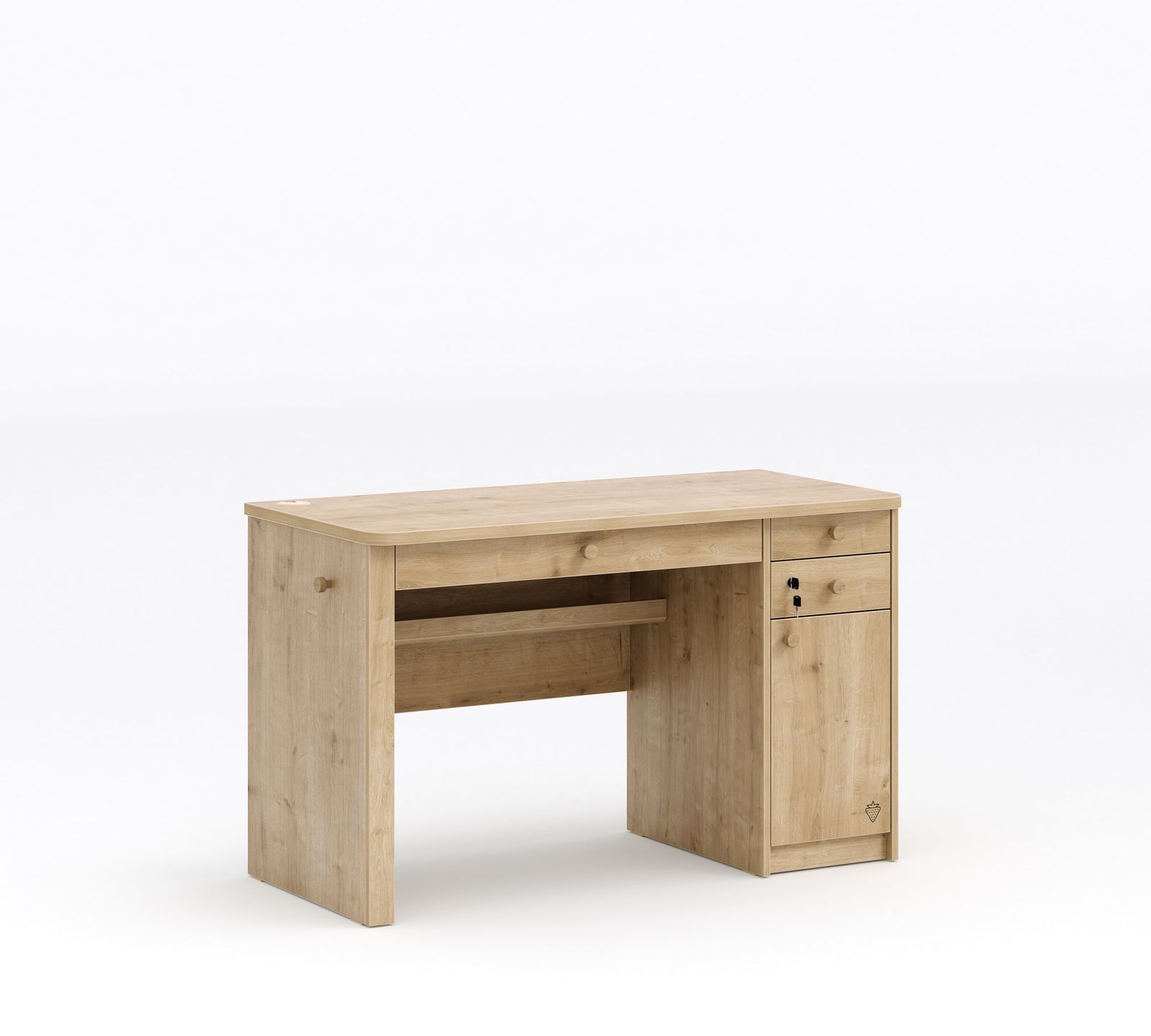 Mocha Large Study Desk by Cilek