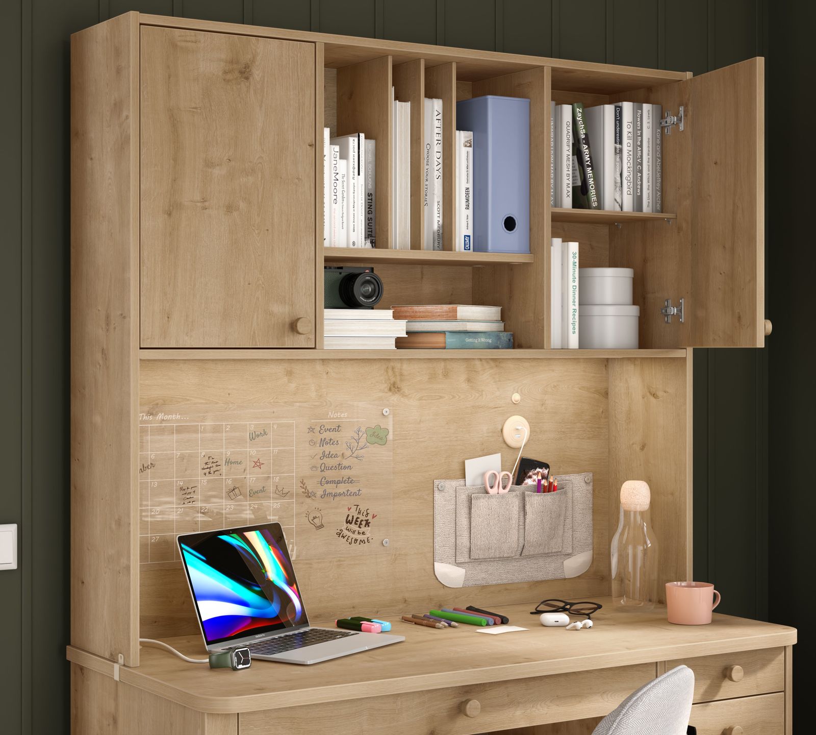Mocha Large Study Unit by Cilek