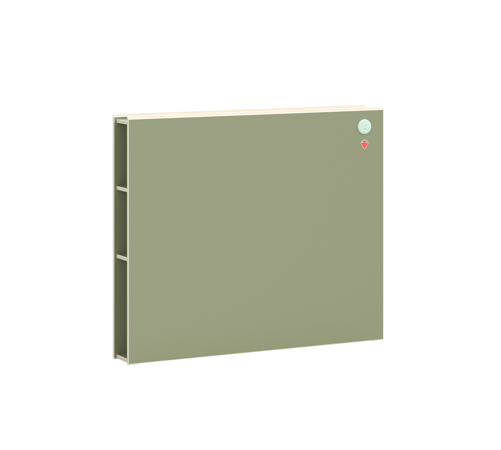 Montes Natural Bookshelf Headboard 120 cm by Cilek