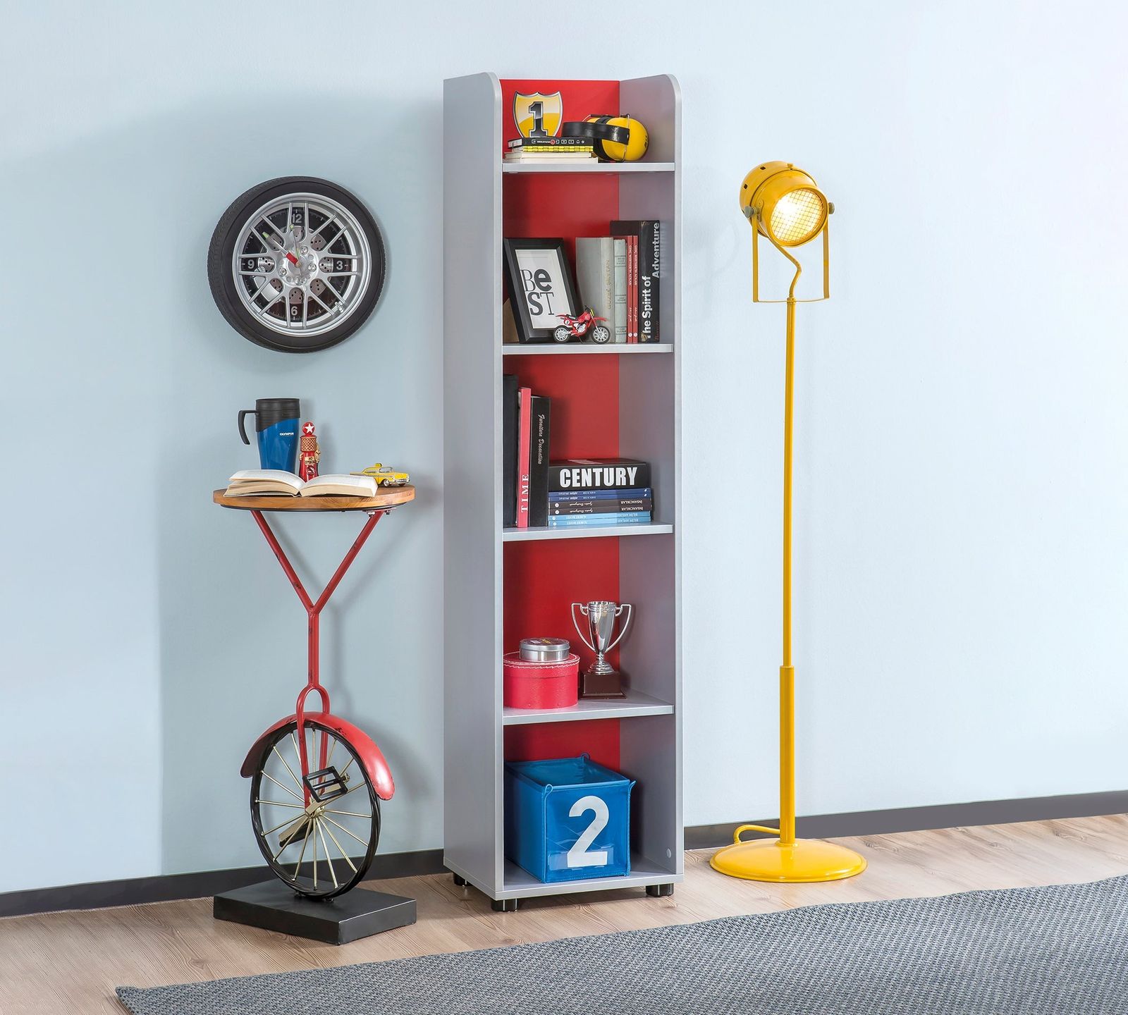 Race Cup Bookcase by Cilek