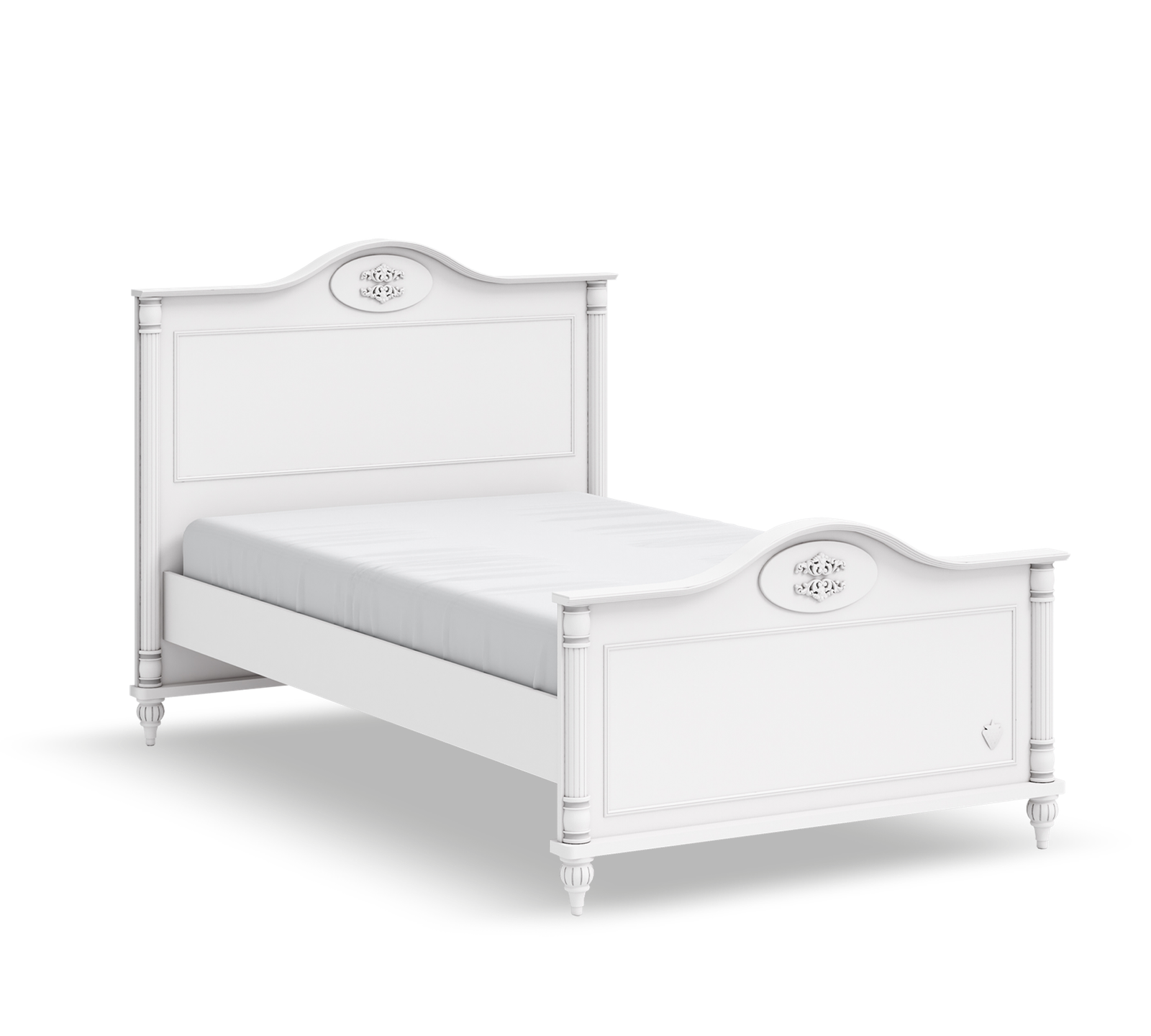 Romantic Headless Bed (120x200 cm) by Cilek