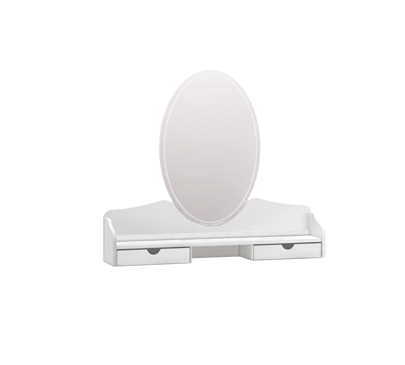 Rustic White Dresser Mirror by Cilek
