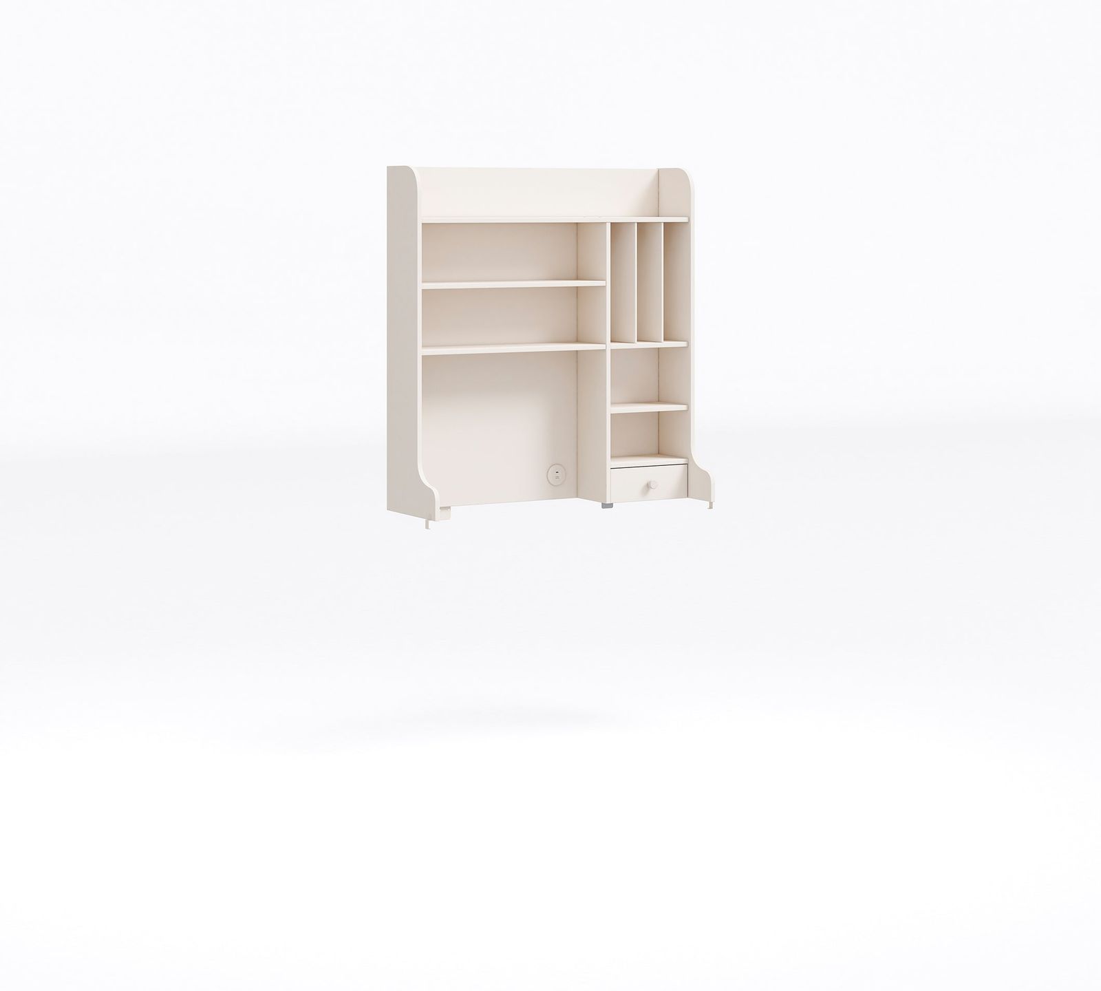 Varia Cream Tall Study Unit by Cilek