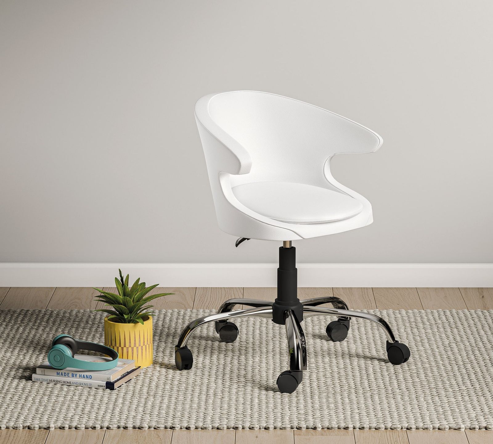 White Pearl Chair by Cilek