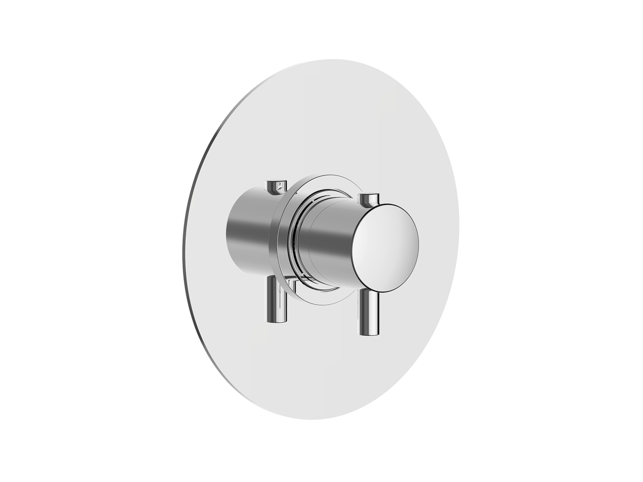 Exposed part for concealed thermo shower valve NUOVA LESS_LN007200 by Cisal