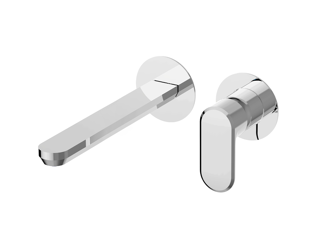 Exposed part for single lever washbasin valve LINEAVIVA_LV005510 by Cisal