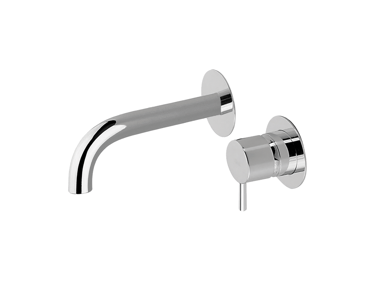 Exposed part for single lever washbasin valve NUOVA LESS_LN005511 by Cisal