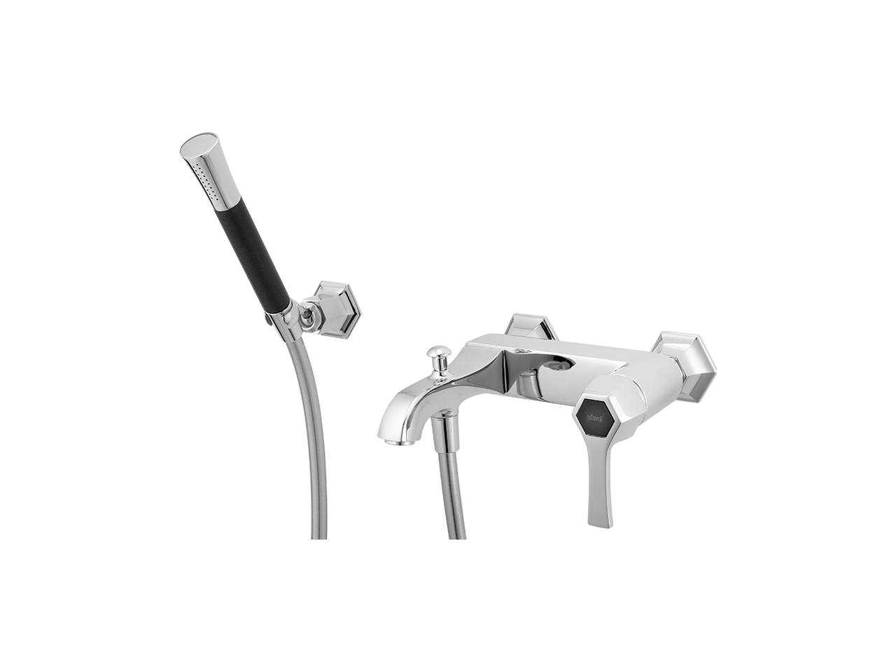 Single lever bath mixer, with shower set CHERIE_CH000124 by Cisal