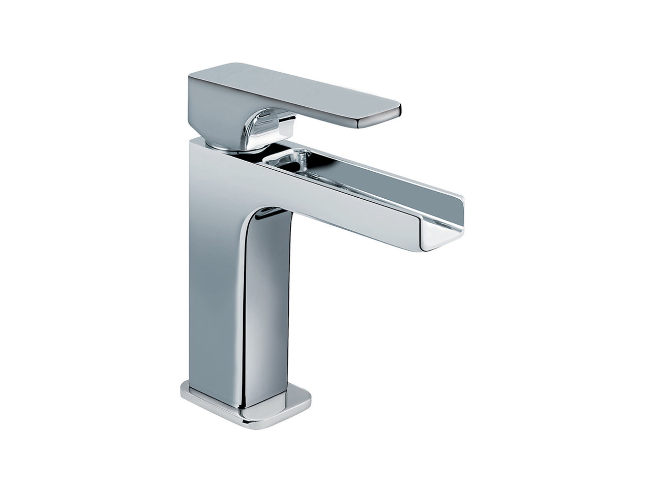 Single lever 'large' washbasin mixer CUBIC_CU00C504 by Cisal